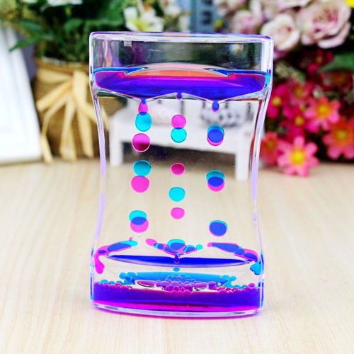 亞克力+液體產(chǎn)品名稱:創(chuàng)意大號雙色滴 油漏沙漏計時器禮品商品描述